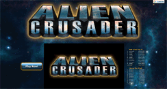 Desktop Screenshot of aliencrusader.com