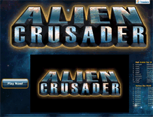 Tablet Screenshot of aliencrusader.com